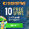 CyberSpins Casino - 10 Spins & 100% Bonus