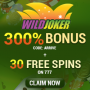 Wild Joker Casino - 30 Spins & 300% Bonus