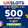 UK Slots Casino - 500 Free Spins