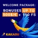 Kakadu: 50 Free Spins on Multiple Games - May 2022