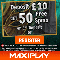Maxiplay: 50 Free Spins - March 2025