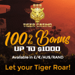 888 Tiger Casino - 88 Spins + 100% Bonus