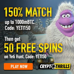 Crypto Thrills Free Spins No Deposit