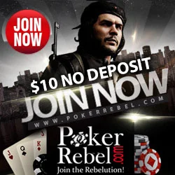 PokerRebel $10 No Deposit