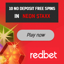 10 Free Spins on Neon Staxx
