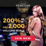 Casino Venetian - 10 Spins & 200% Bonus