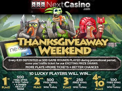 Next Casino ThanksGiving