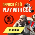 OG Casino - 400%/200%/100% Bonus