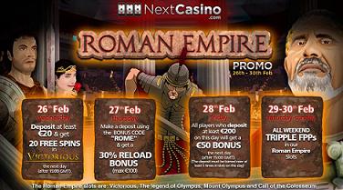 Next Casino Roman Empire Calendar