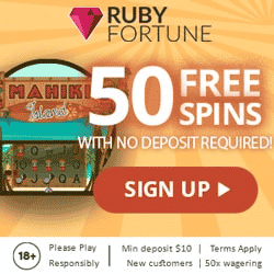 Ruby Fortune Casino 50 Free Spins