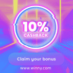 Winny Casino - 10% Unlimited Cashback